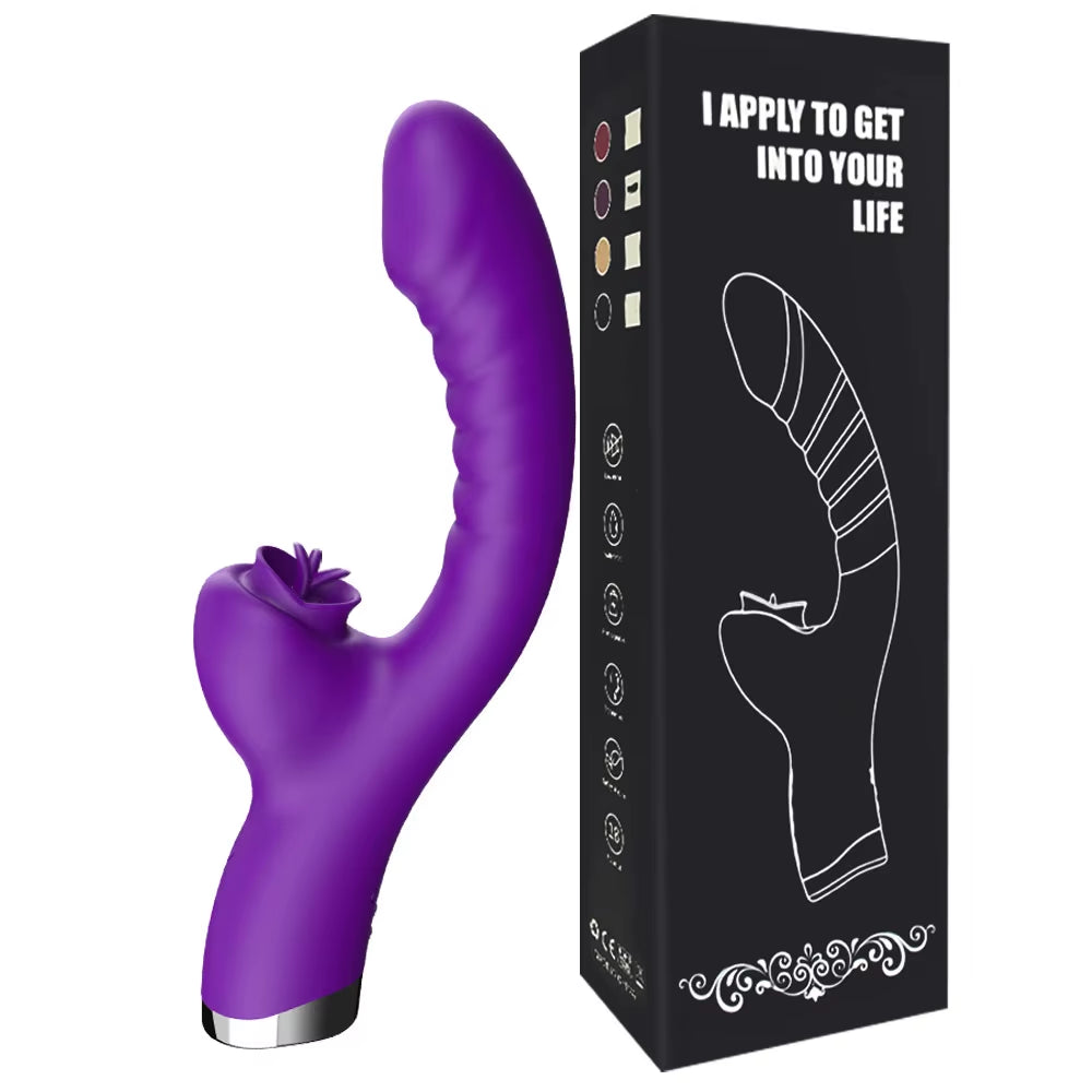 Rose-Tongue™ Dual-Pulse Massager  BookTok’s Favorite “Spicy Chapter” Toy