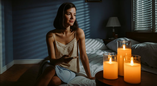 Amber-Wave™ Indestructible Flameless Candles