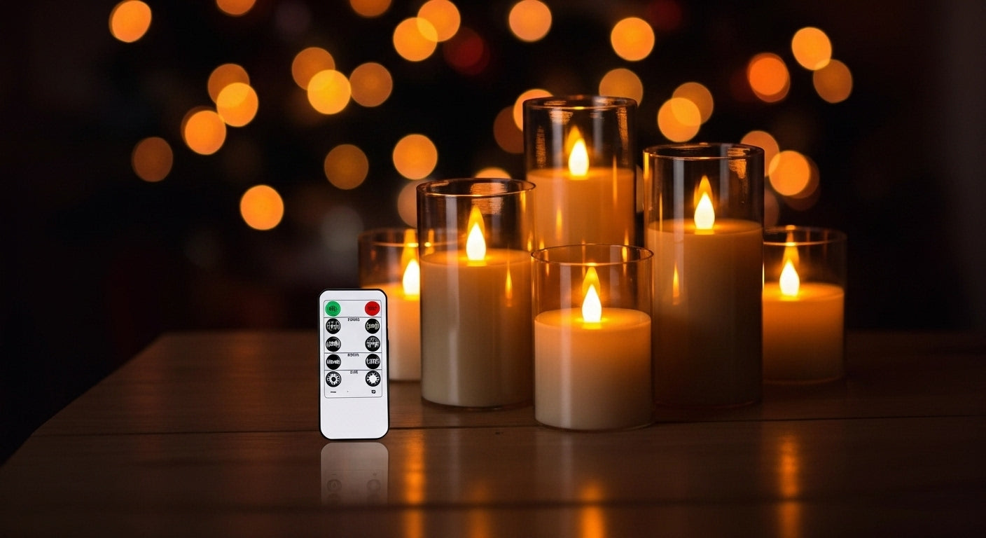 Amber-Wave™ Indestructible Flameless Candles