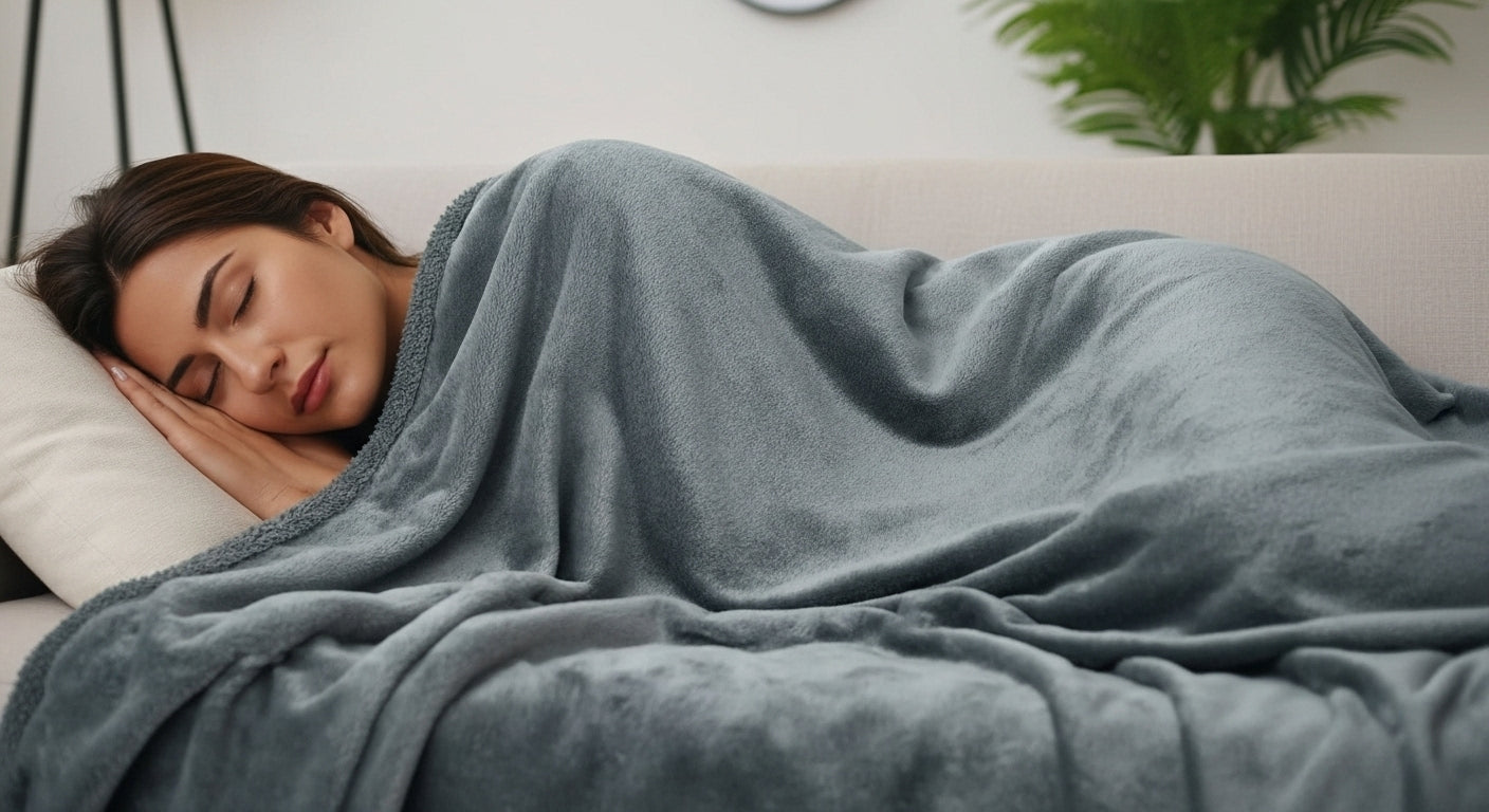 Cloud-Cuddle™ Luxury Shaggy Blanket – Oversized Waterproof Microfibre Throw for Steamy Date Nights, BookTok Binges & Skin-on-Skin Snuggles #CoupleBlanket