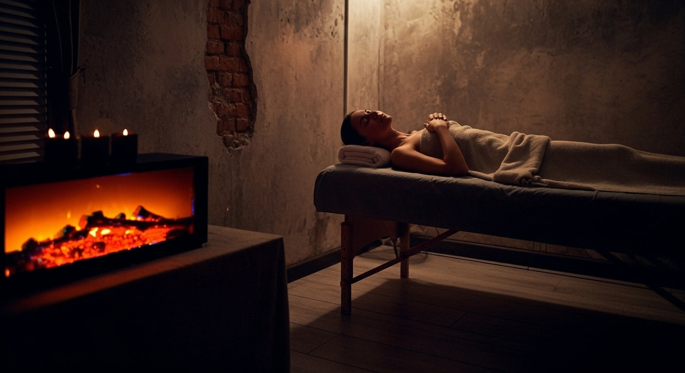 Midnight-Flame Aroma Diffuser  “Me-Time” Essential