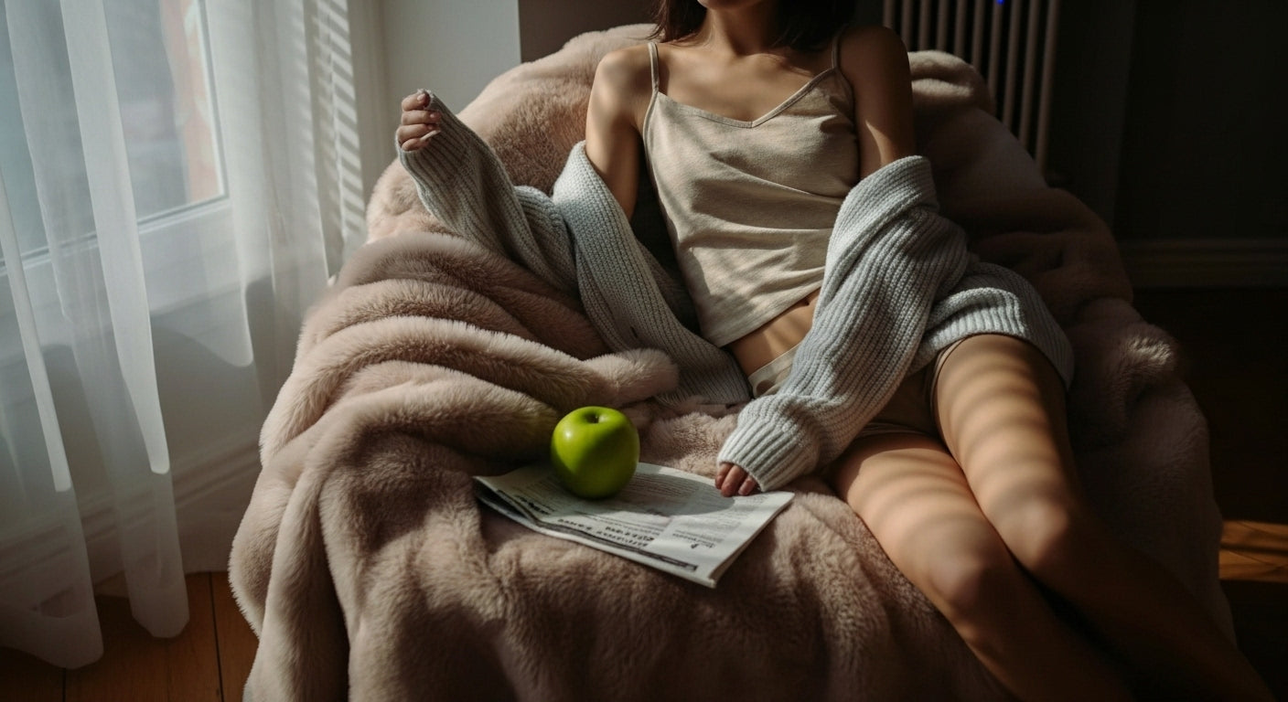 Velvet-Bunny Plush Throw – Ultra-Fluffy Fleece Blanket for Sofa, Bed & Dorm