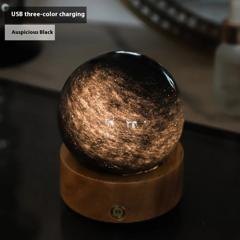 Frosted Glass Mini Bedside Touch Mood Lamp