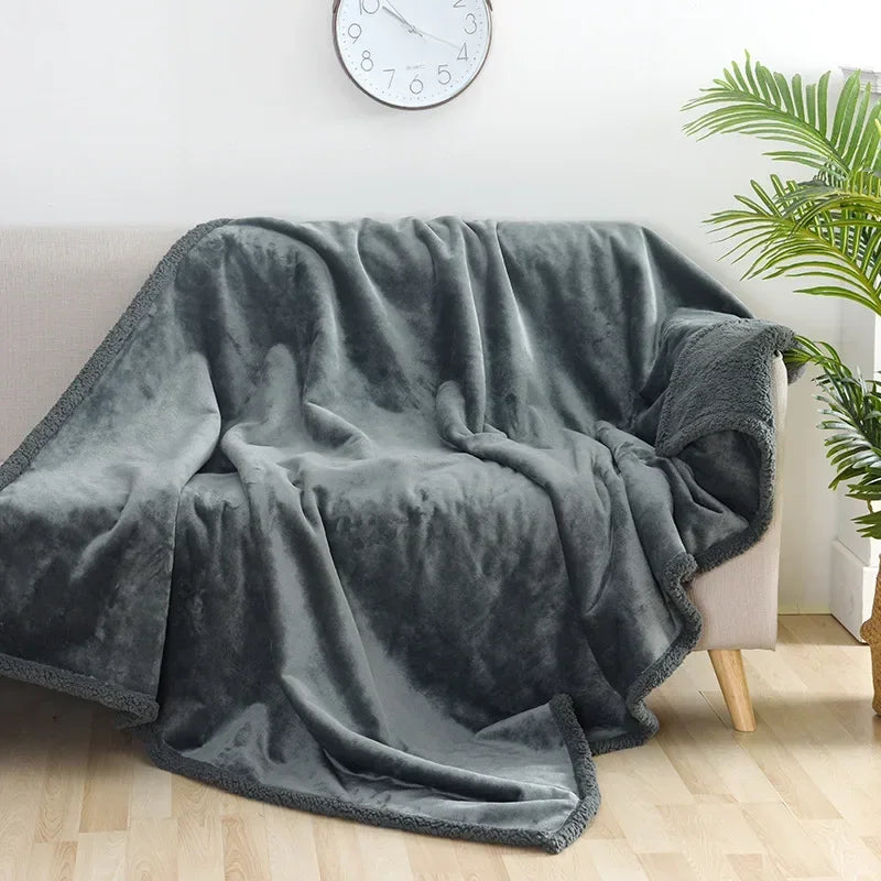 Cloud-Cuddle™ Luxury Shaggy Blanket – Oversized Waterproof Microfibre Throw for Steamy Date Nights, BookTok Binges & Skin-on-Skin Snuggles #CoupleBlanket