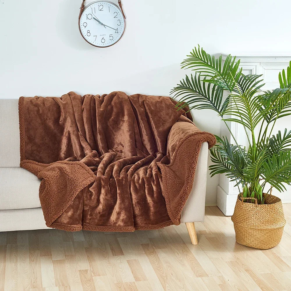 Cloud-Cuddle™ Luxury Shaggy Blanket – Oversized Waterproof Microfibre Throw for Steamy Date Nights, BookTok Binges & Skin-on-Skin Snuggles #CoupleBlanket