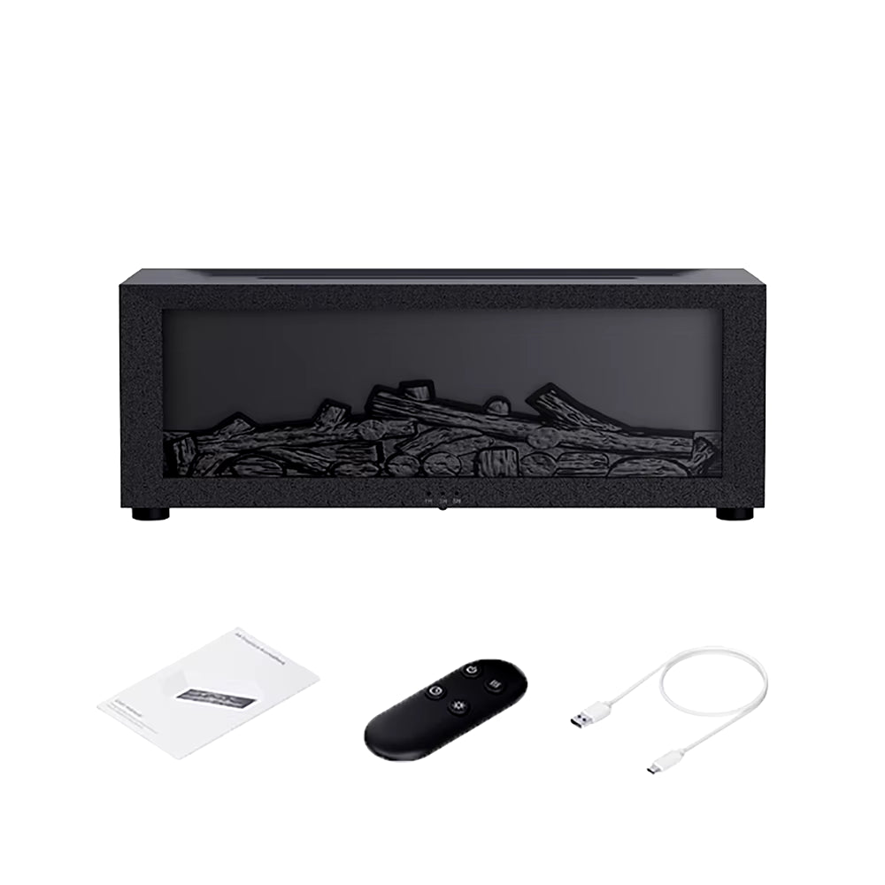 Midnight-Flame Aroma Diffuser – 7-Color LED, 150 mL, Whisper-Quiet | Remote Control | “Me-Time” Essential