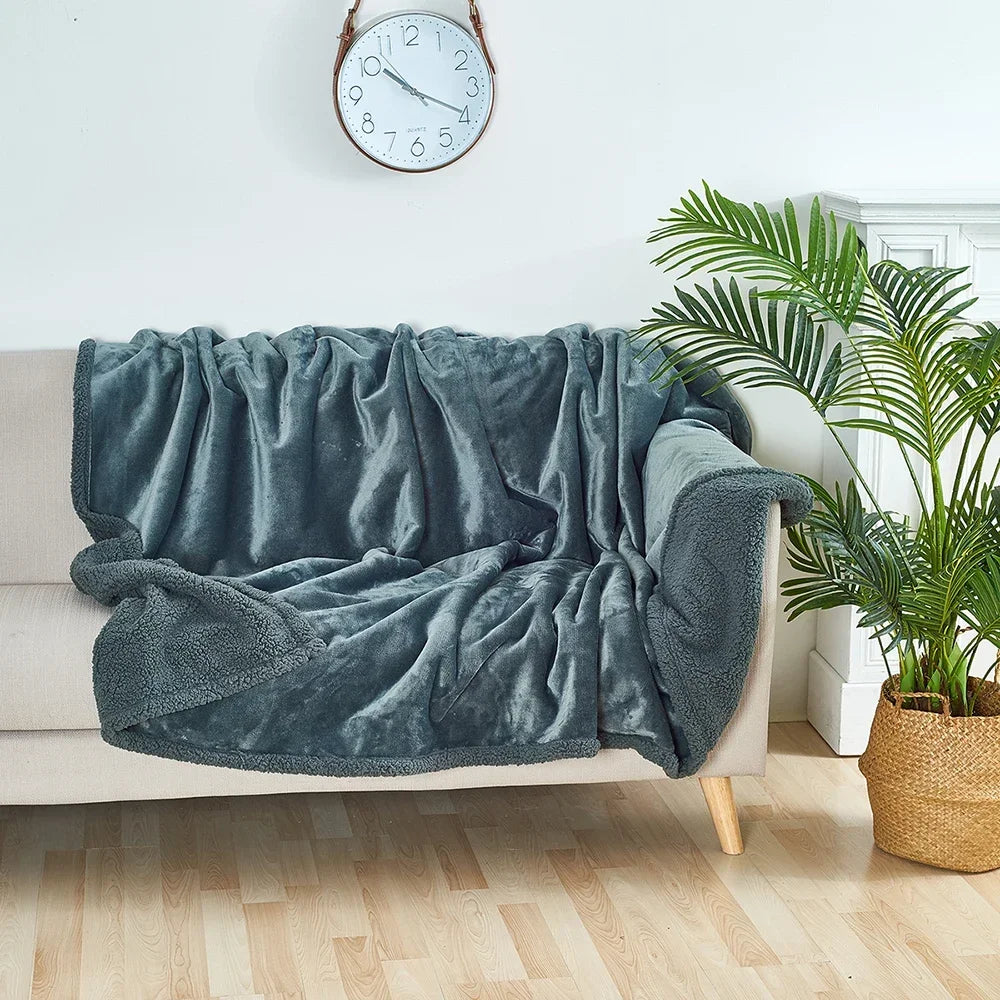 Cloud-Cuddle™ Luxury Shaggy Blanket – Oversized Waterproof Microfibre Throw for Steamy Date Nights, BookTok Binges & Skin-on-Skin Snuggles #CoupleBlanket