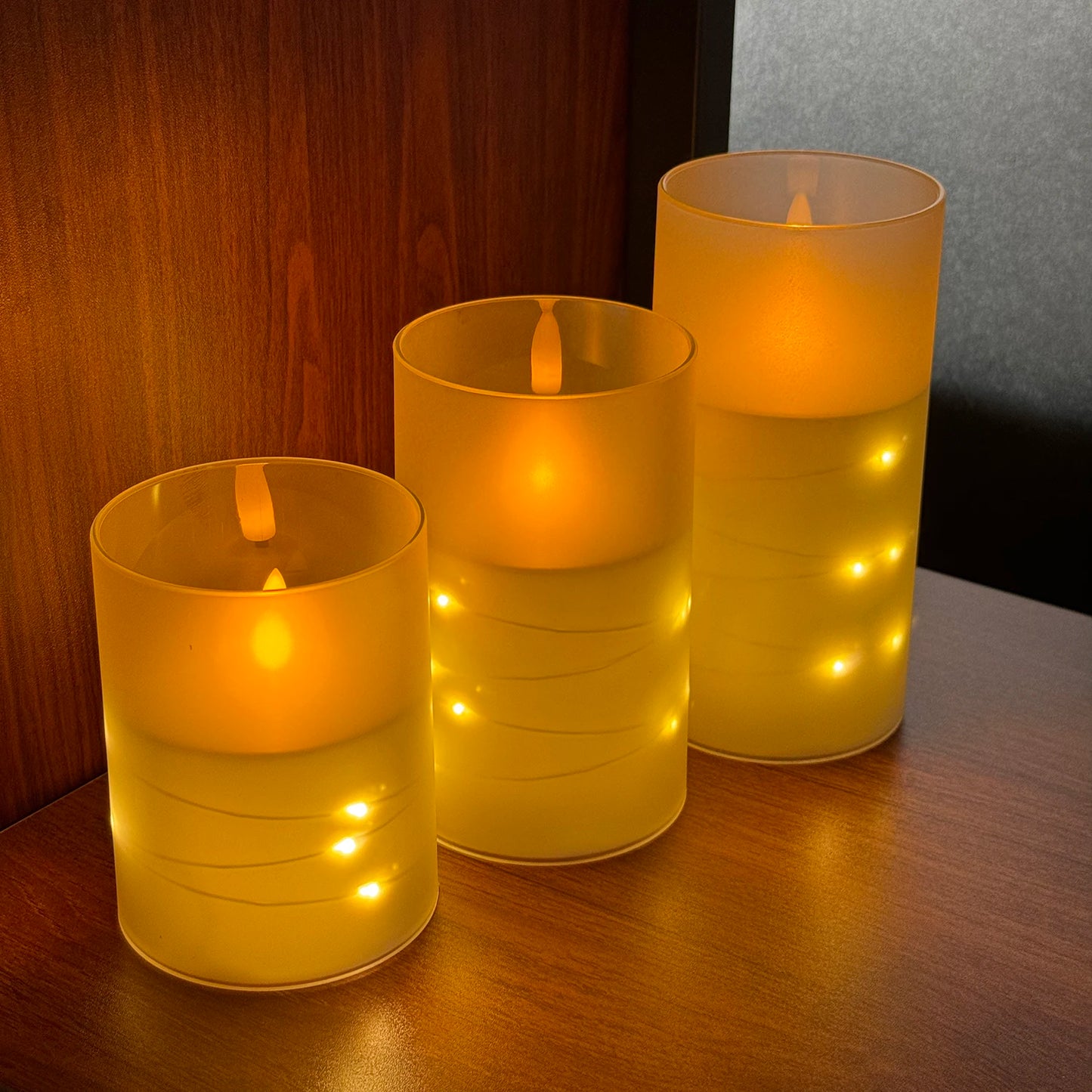 Amber-Wave™ Indestructible Flameless Candles