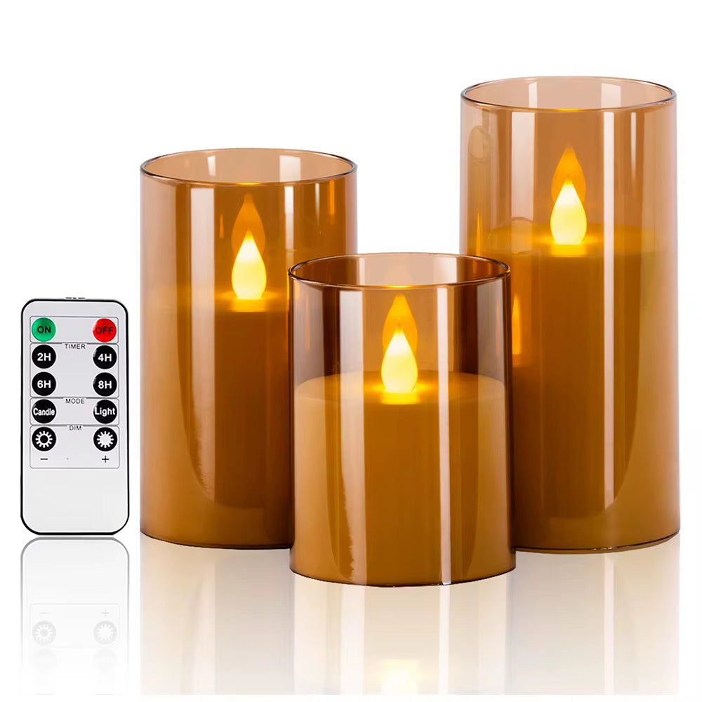 Amber-Wave™ Indestructible Flameless Candles