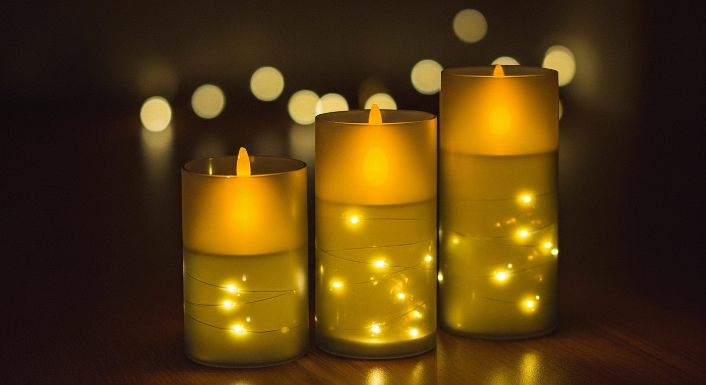 Amber-Wave™ Indestructible Flameless Candles 