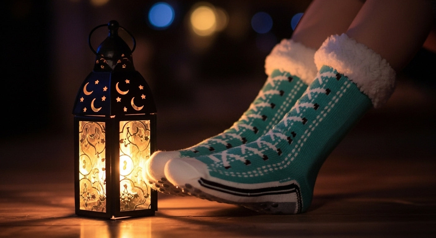 Thermal Fluffy Sock Women Winter Warm Plush Non Slip Home Sleeping Soft Female Floor Grip Fuzzy Slipper Sock Short Funny Zipper